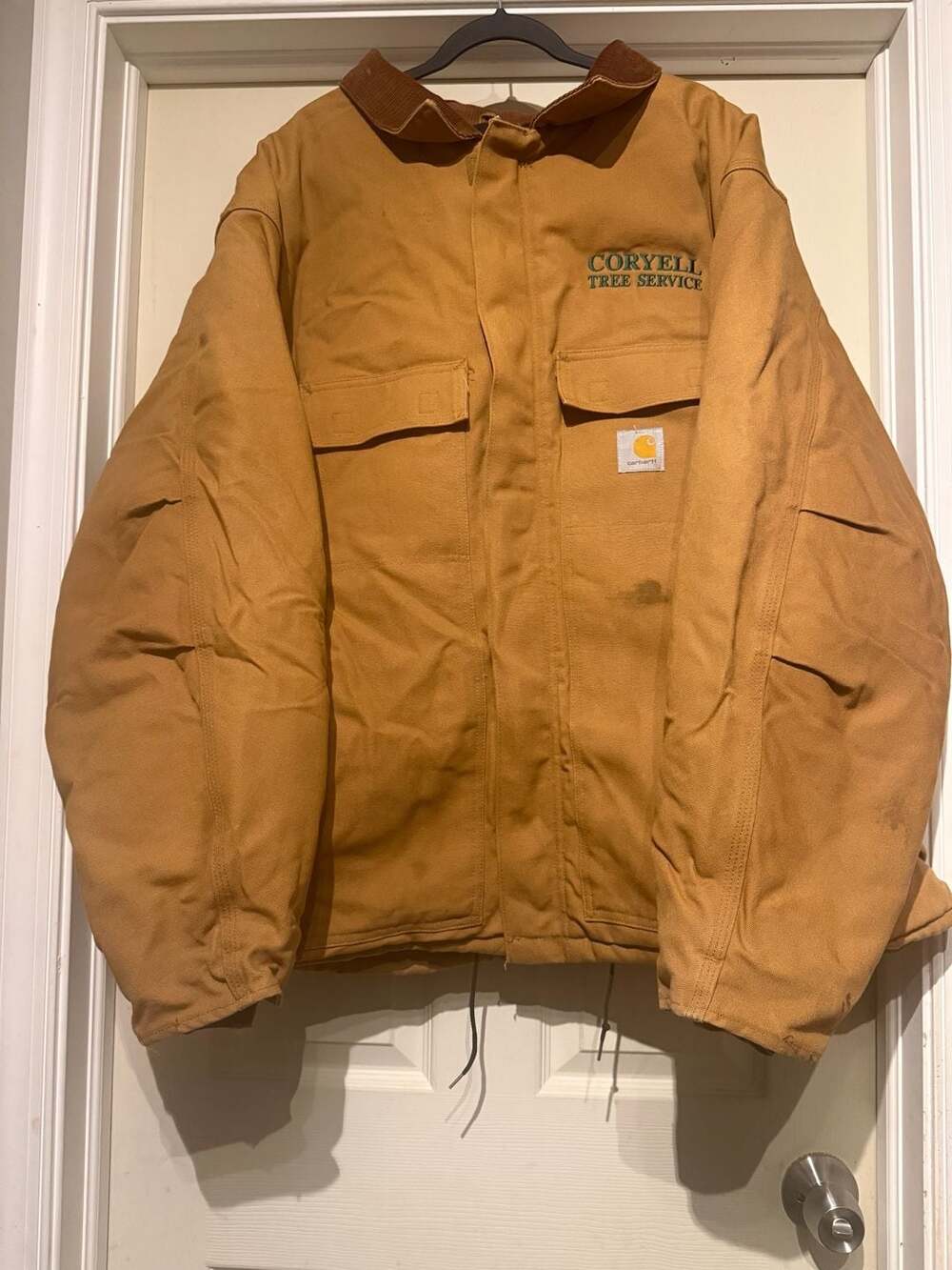 Carhartt Duck Traditional Coat Carhartt Brown Corduroy Collar Jacket